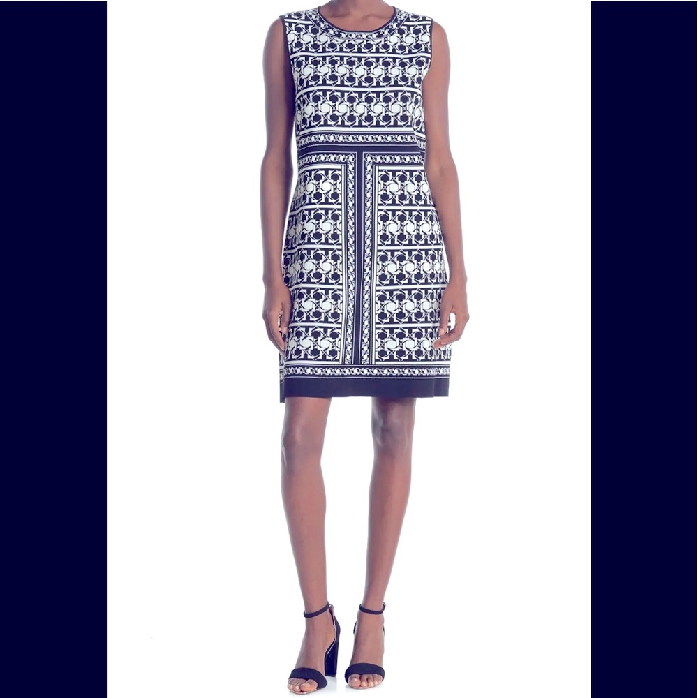Sz 0 Ted Baker Jacquard dress